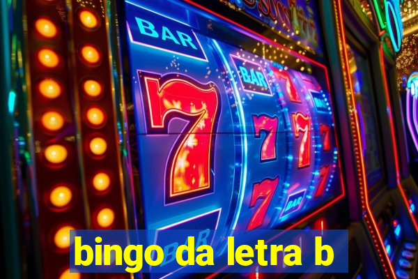 bingo da letra b