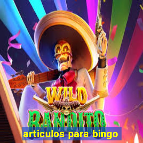 articulos para bingo