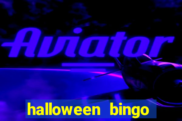 halloween bingo card maker