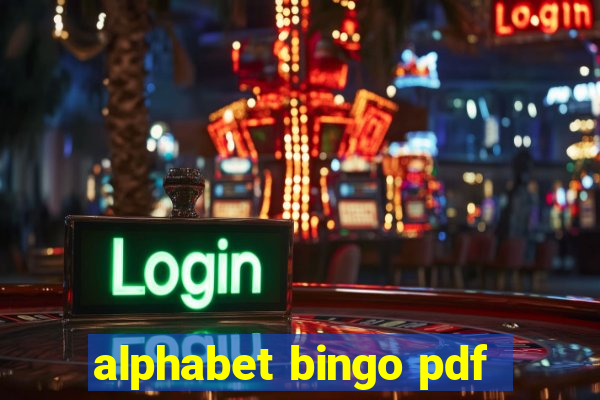 alphabet bingo pdf